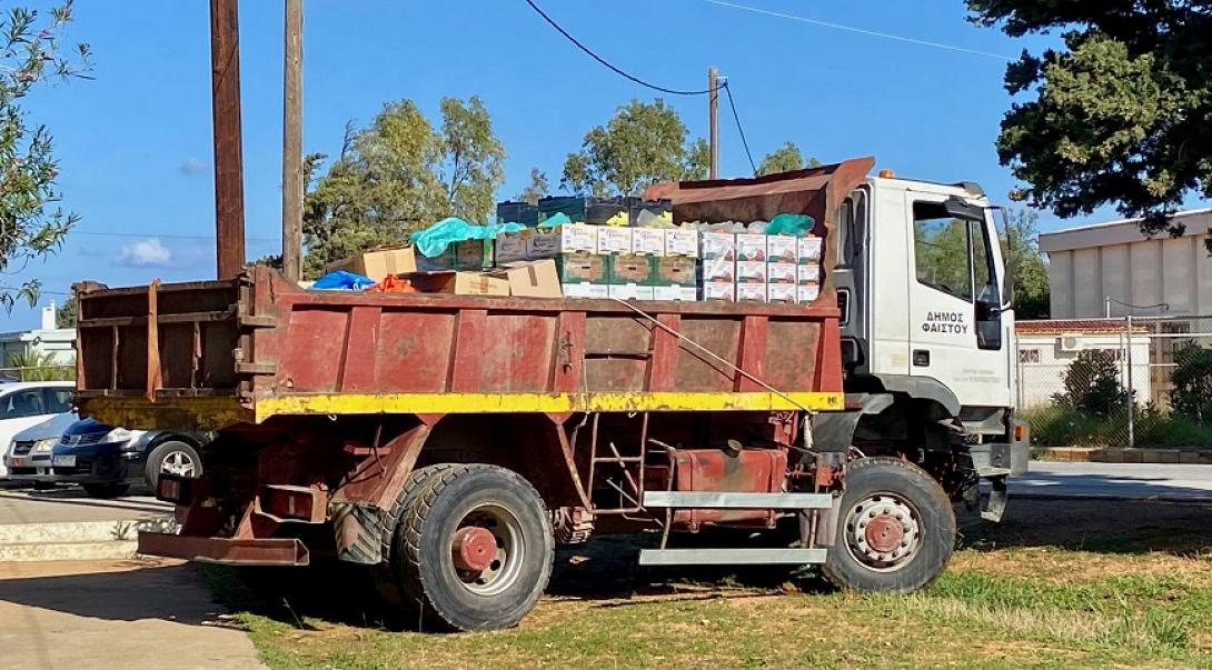 Παροχή βοήθειας από τον δήμο Μινώα Πεδιάδος στον δήμο Χερσονήσου