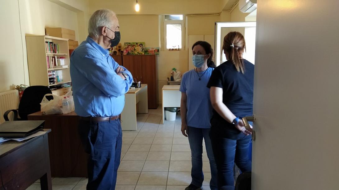 Λαμπρινός - εμβολιαστικό κέντρο