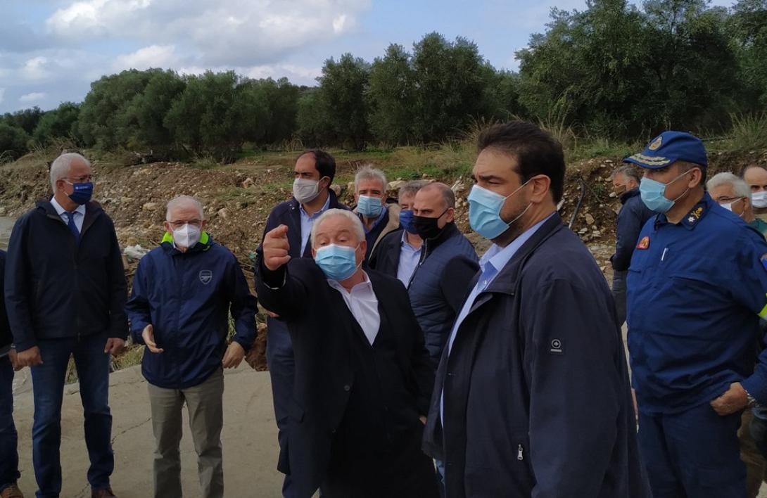 Κλιμάκιο του ΟΑΚ συμμετείχε στις αυτοψίες στις πληγείσες περιοχές.