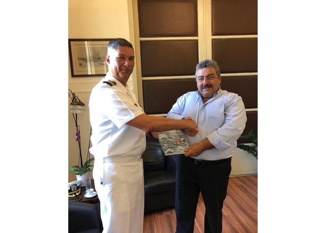 Καλογερής - Νέος Διοικητής Αμερικανικής Ναυτικής Ευκολίας Σούδας