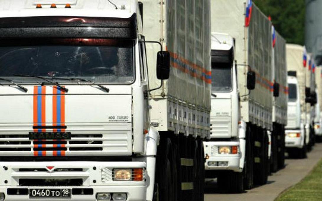 Η Μόσχα στέλνει στην Ουκρανία 280 φορτηγά με ανθρωπιστική βοήθεια