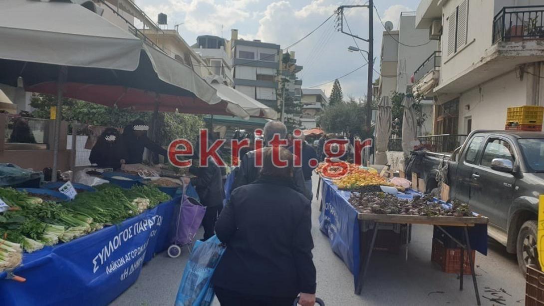 Αρκετή κίνηση στη λαϊκή της Θερίσσου