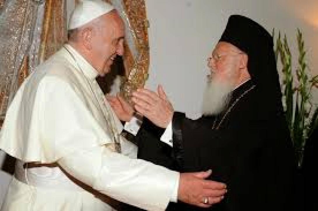 Πανηγυρική δοξολογία για την υποδοχή του Πάπα Φραγκίσκου στο Φανάρι