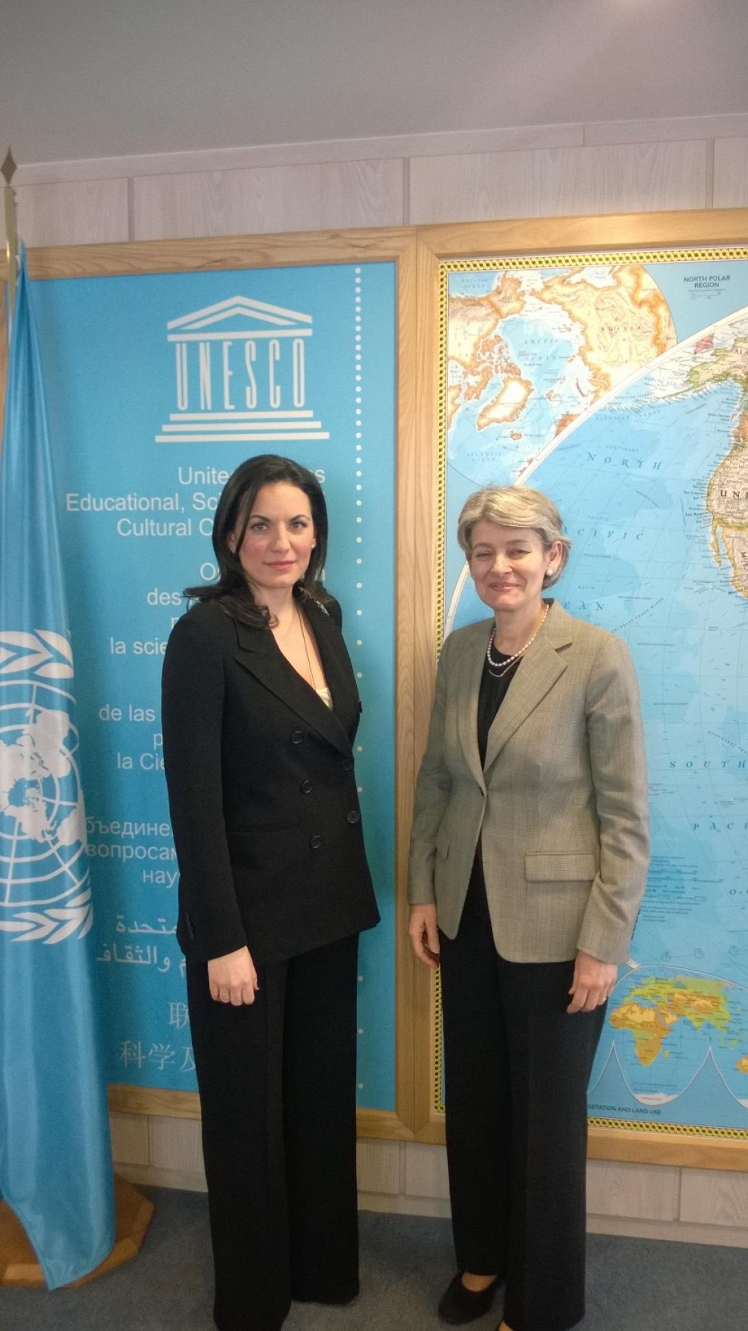 Η Όλγα Κεφαλογιάννη για την UNESCO στο Παρίσι
