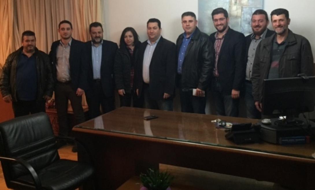 Επίσκεψη στο Δήμο Χερσονήσου από τον Μενέλαο Μποκέα