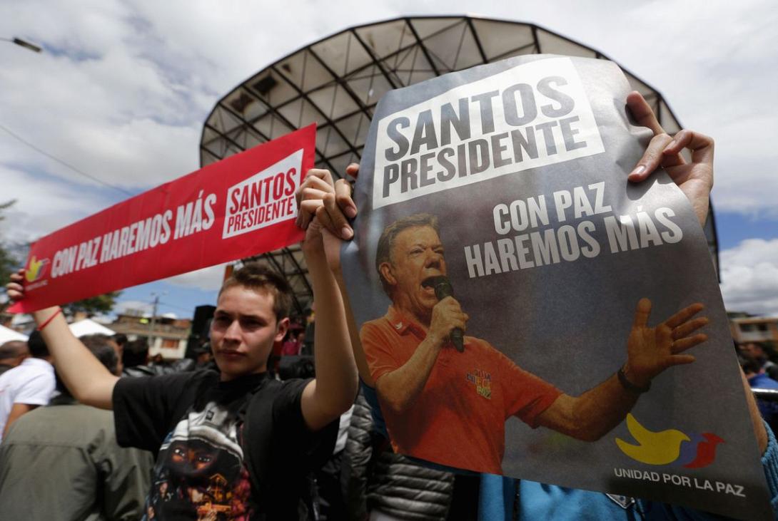 Ο Χουάν Μανουέλ Σάντος νικητής στις εκλογές στην Κολομβία