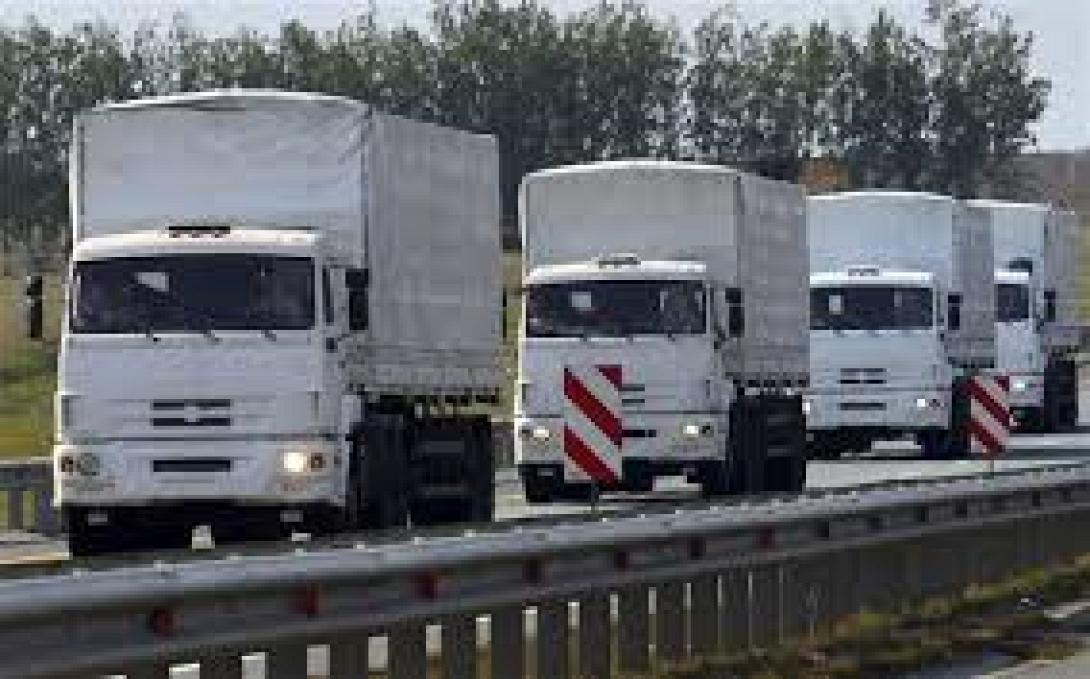 Οι Ουκρανοί περιμένουν ακόμα για να επιθεωρήσουν το φορτίο της ρωσικής ανθρωπιστικής βοήθειας 