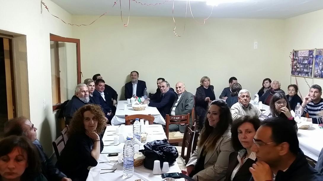 Στην αποκριάτικη εκδήλωση του Πολιτιστικού Συλλόγου "Άγιος Νεκτάριος" , ο Γ.Κουράκης