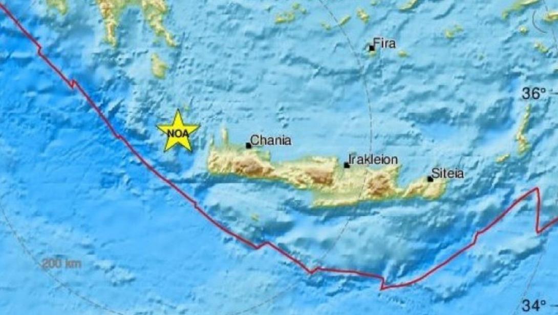 κρήτη σεισμός