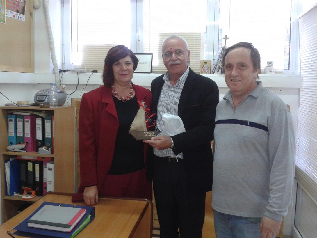Χριστουγεννιάτικη επίσκεψη Βουλγαράκη στο Κύτταρο Χαλέπας