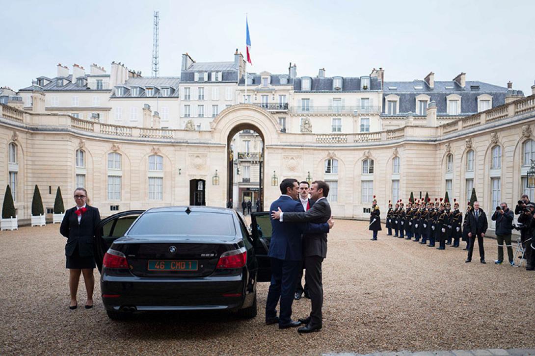 τσίπρας μακρόν