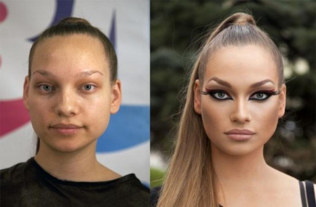Απίστευτες μεταμορφώσεις μετά το μακιγιάζ