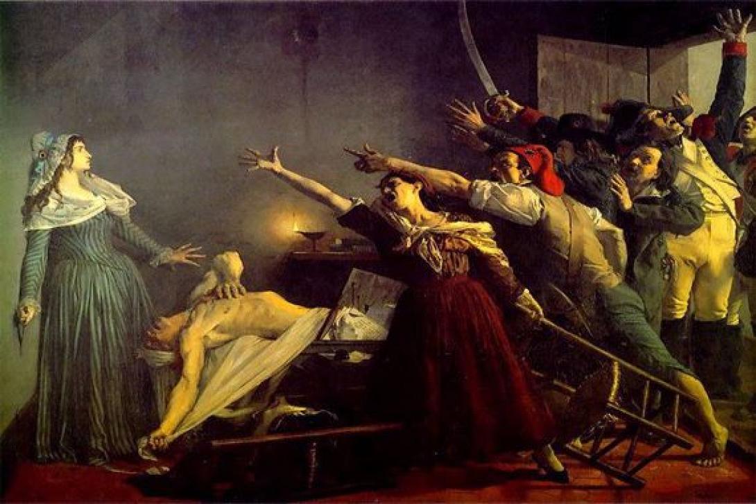 Η δολοφονία του Μαρά από τη θεατρική ομάδα του ΤΕΙ Ηρακλείου