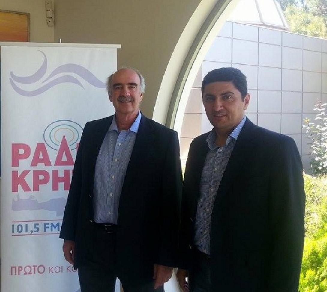 Ο πρόεδρος της Βουλής στις εγκαταστάσεις του eΚρήτη και του Ράδιο Κρήτη