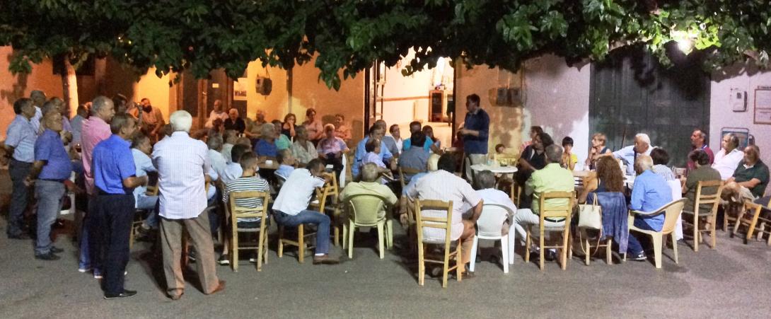 Ομιλία του Ανδρέα Ξανθού στο Μελιδόνι Μυλοποτάμου
