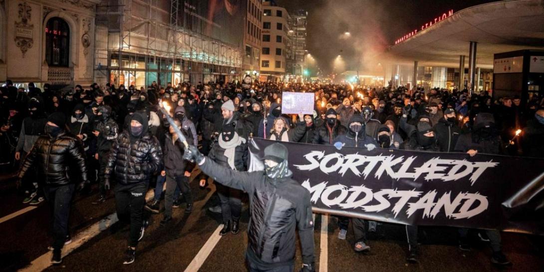 Δανία διαδηλώσεις κορωνοϊός