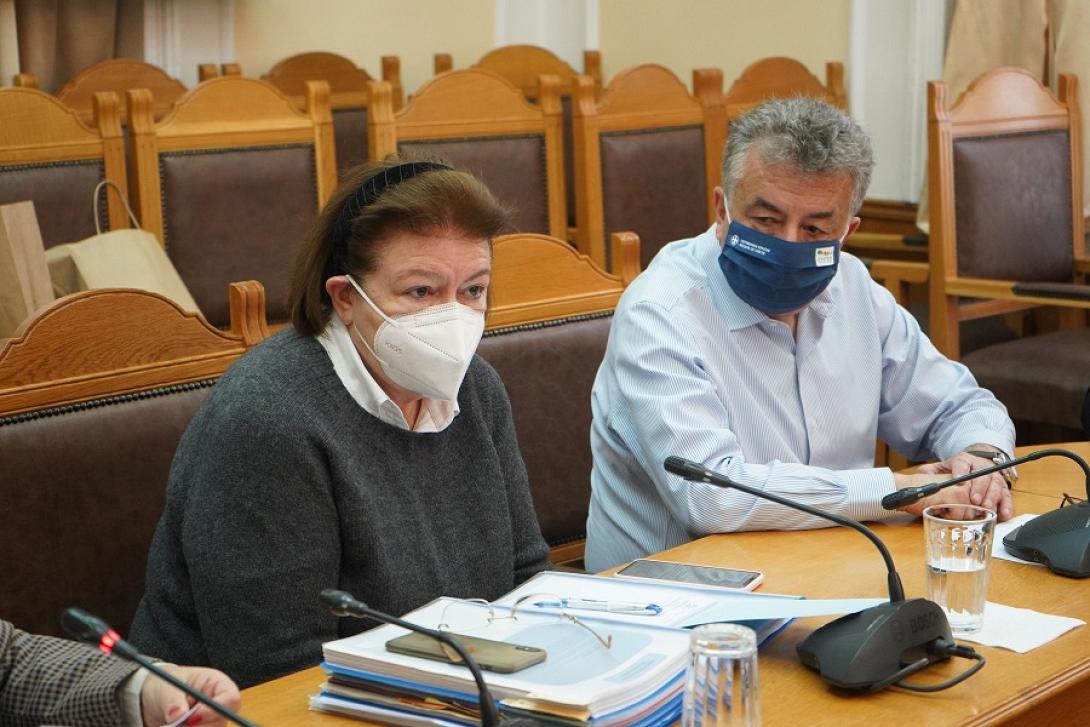 Στην Περιφέρεια Κρήτης η Λίνα Μενδώνη