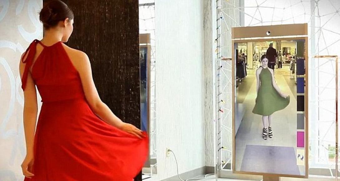 &quot;Εξυπνος&quot; καθρέπτης αλλάζει ρούχα με τη κίνηση του χεριού σου (βίντεο)