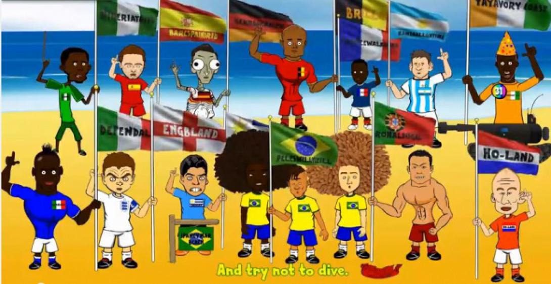 Ό,τι χάσατε ως τώρα από το Μουντιάλ σε ... καρτούν