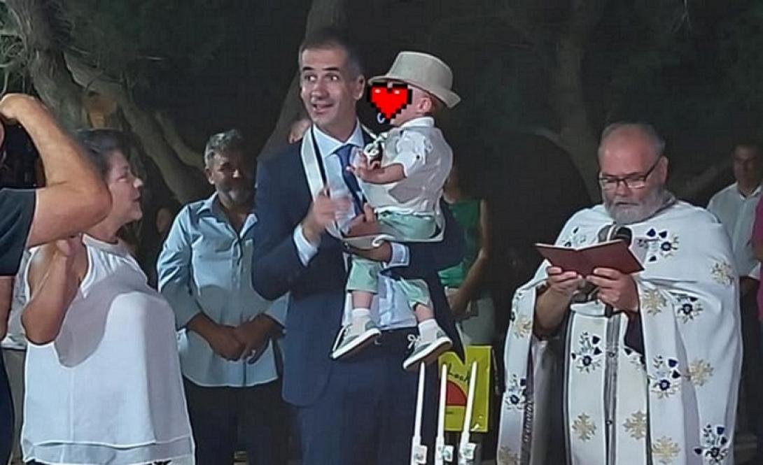 κώστας μπακογιάννης βάπτιση