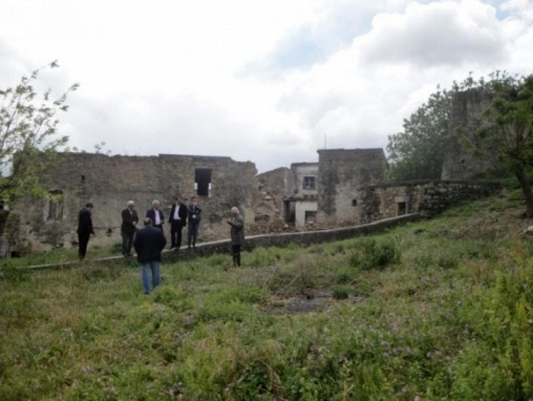 Συντήρηση του νερόμυλου στον Κρουσώνα