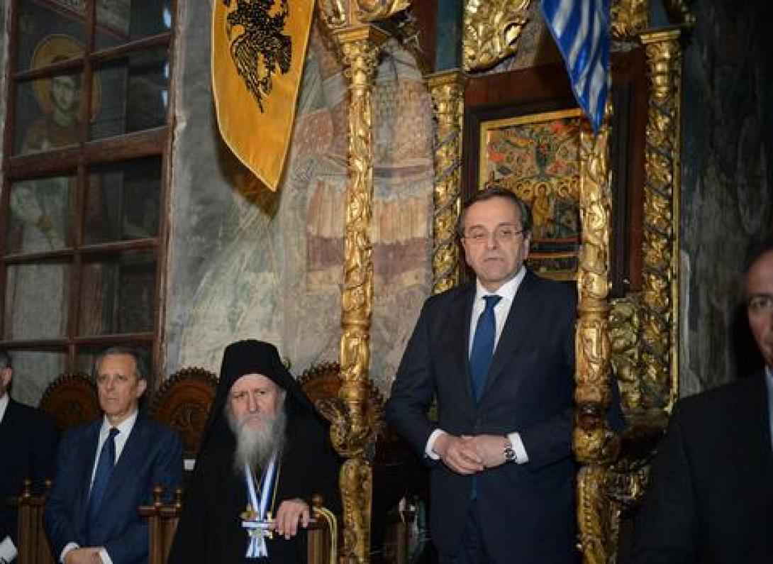 Μήνυμα Σαμαρά από Άγιο Όρος: Η Ελλάδα αφήνει πίσω τις μέρες της δοκιμασίας 