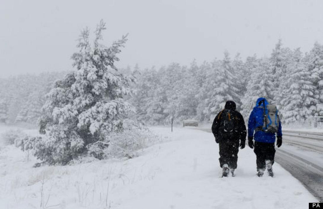 Σφοδρή κακοκαιρία με "πολικές" θερμοκρασίες