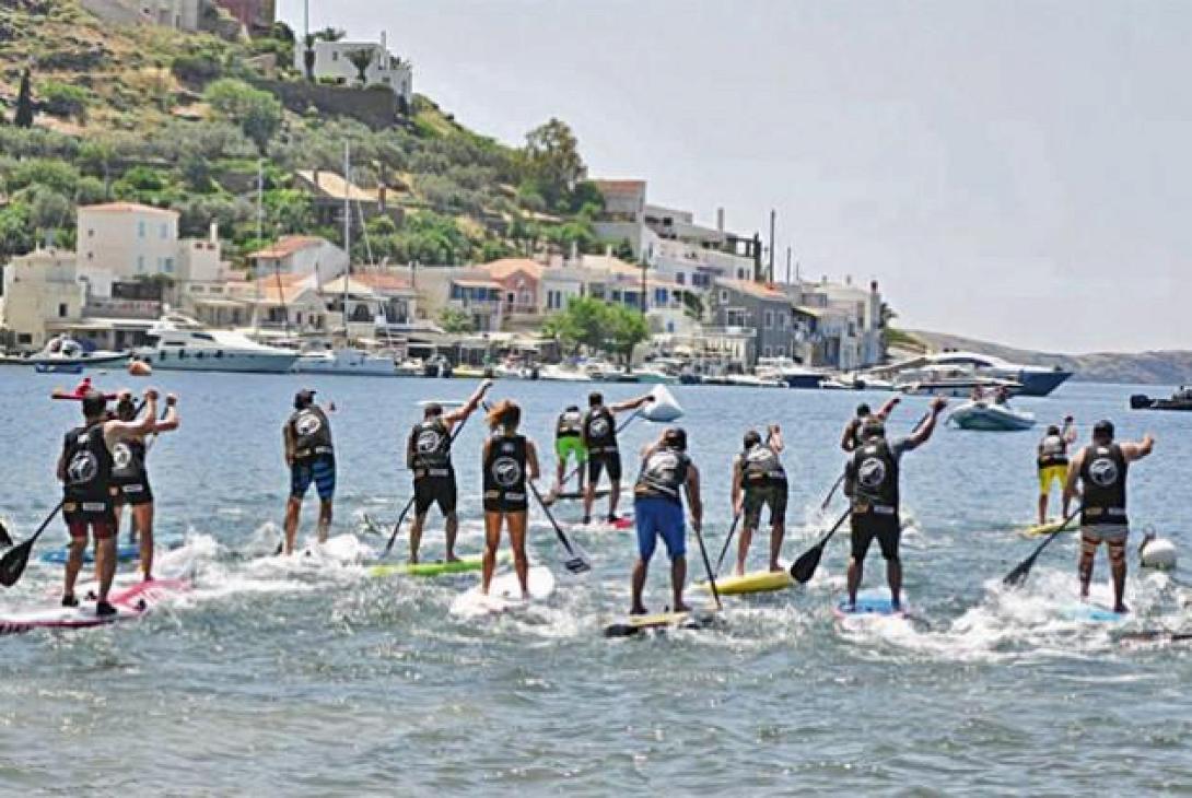 όρθια κωπηλασία