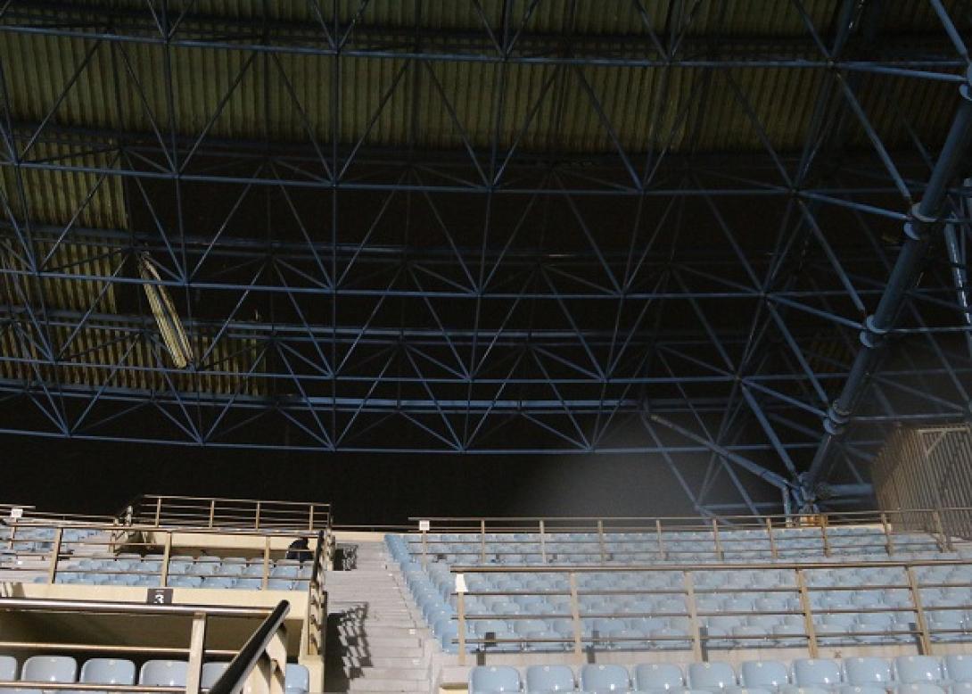 Ζημιές από την κακοκαιρία στο Παγκρήτιο Στάδιο - Αναβάλλονται όλες οι δραστηριότητες