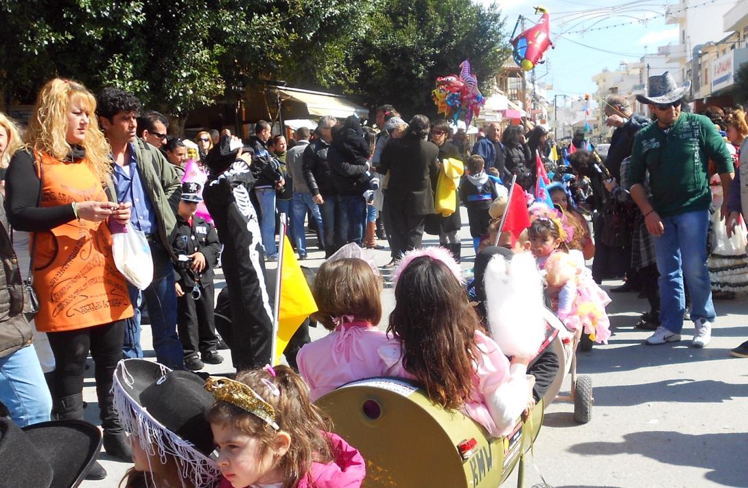 Παιδικό Καρναβάλι σήμερα στο δήμο Φαιστού