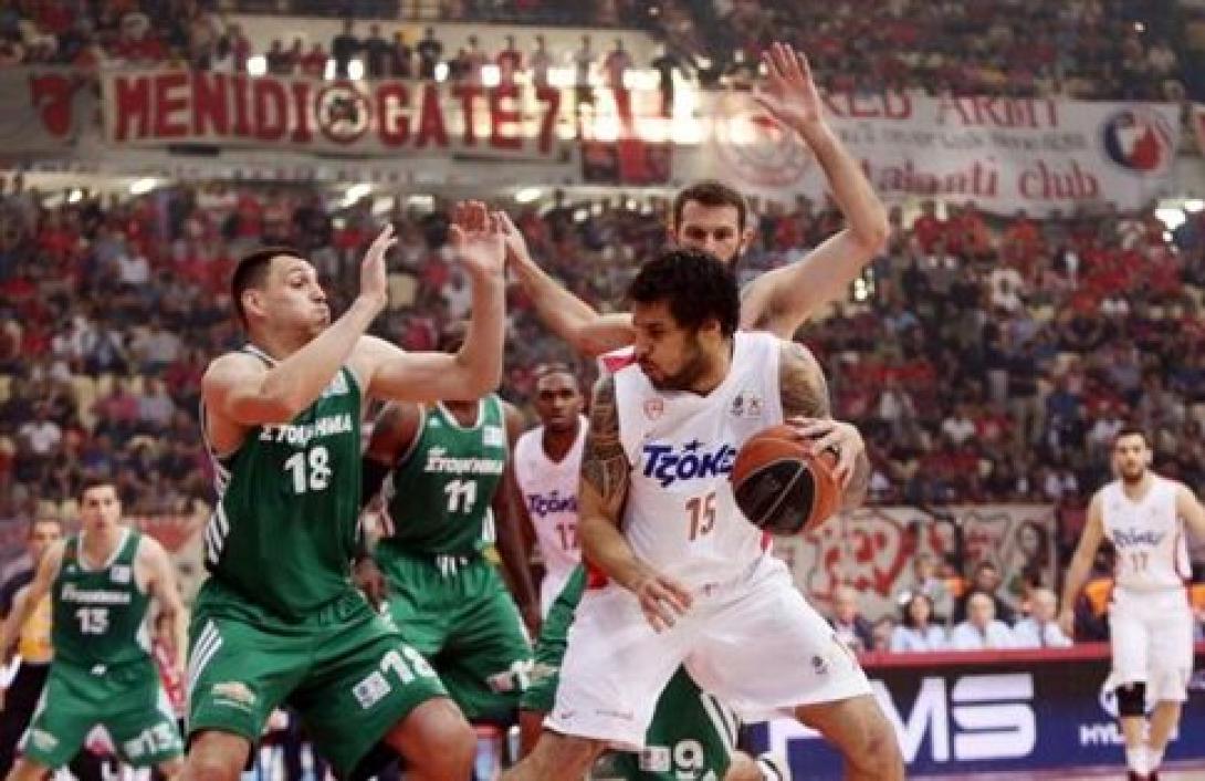 A1 μπάσκετ: O Ολυμπιακός εύκολα 89-64 τον ΠΑΟ και 1-1 στους τελικούς 