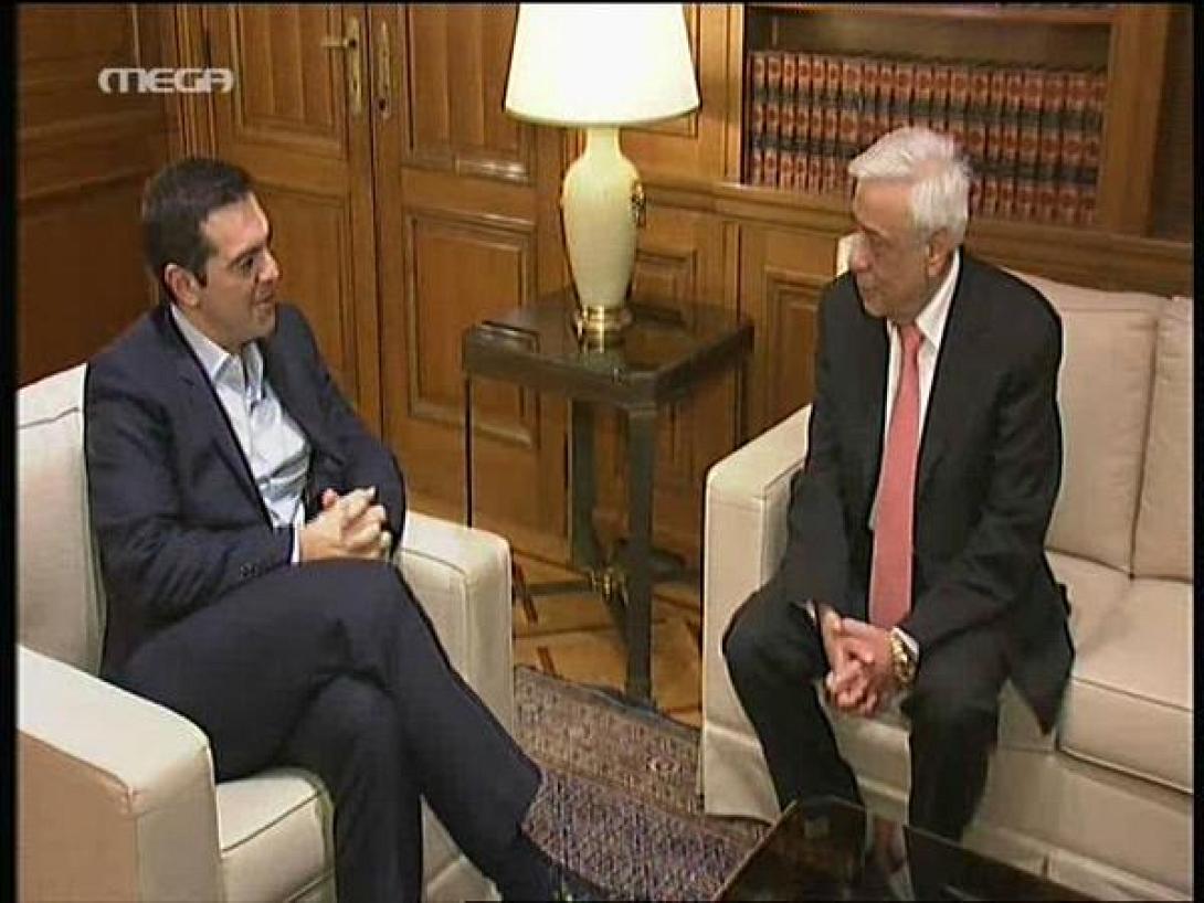 Συνάντηση του Πρωθυπουργού με τον υποψήφιο για την προεδρία της Δημοκρατίας Προκόπη Παυλόπουλο