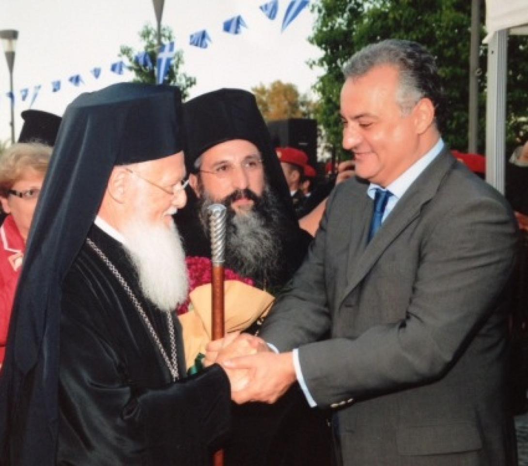 Με τον Οικουμενικό Πατριάρχη συναντήθηκε ο Μ. Κεφαλογιάννης