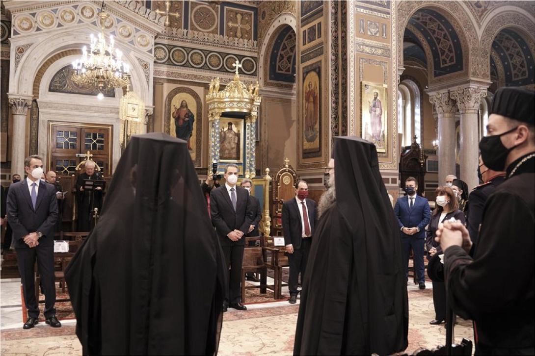 Η πρωτοχρονιάτικη δοξολογία στη Μητρόπολη Αθηνών