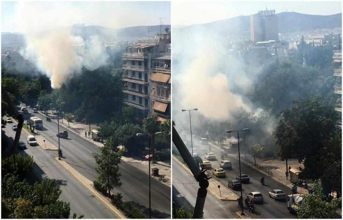 Φωτιά στο Πεδίον του Άρεως