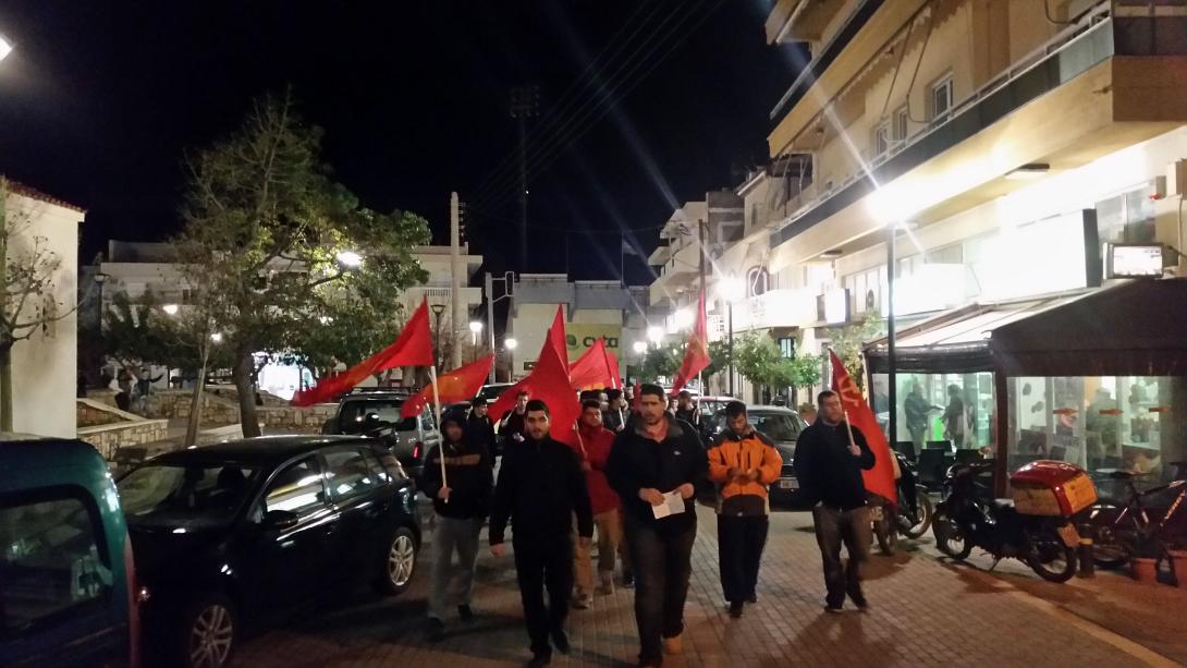 Με επιτυχία οι πικετοφορίες του ΚΚΕ στο Ηράκλειο