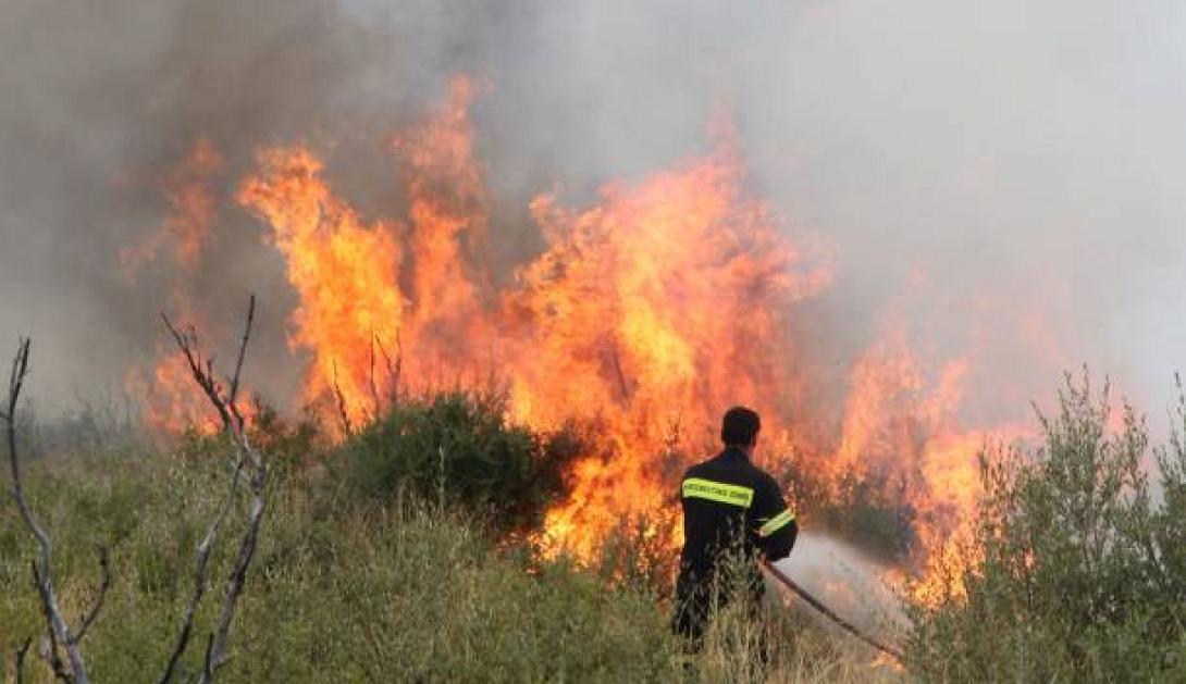 Υψηλός ο κίνδυνος σήμερα για πυρκαγιά στην Κρήτη 