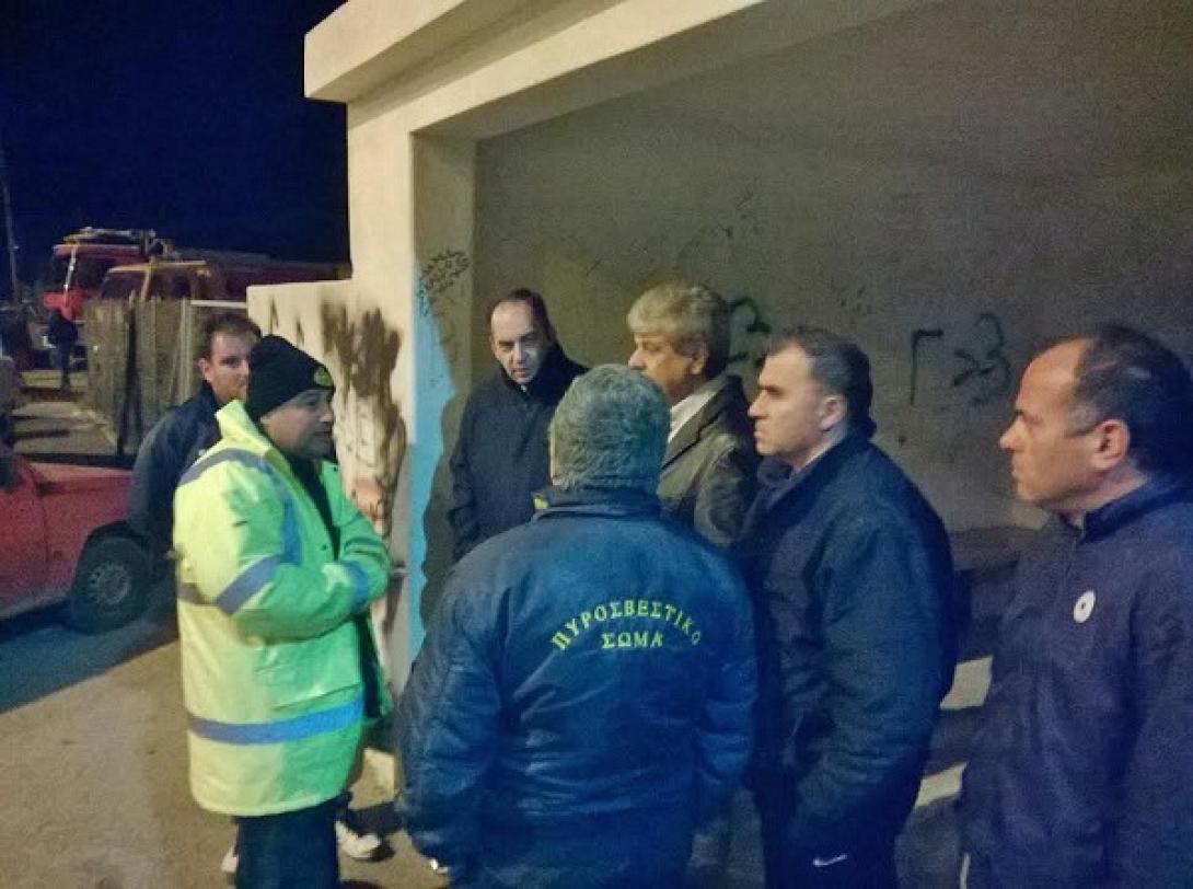 Στη φωτιά της Ιεράπετρας ο Γιάννης Πλακιωτάκης