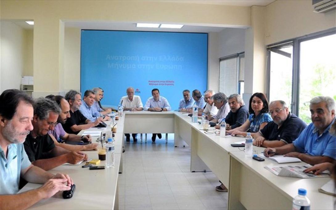 Ικανοποίηση στην Πολιτική Γραμματεία του ΣΥΡΙΖΑ απο το εκλογικό αποτέλσμα