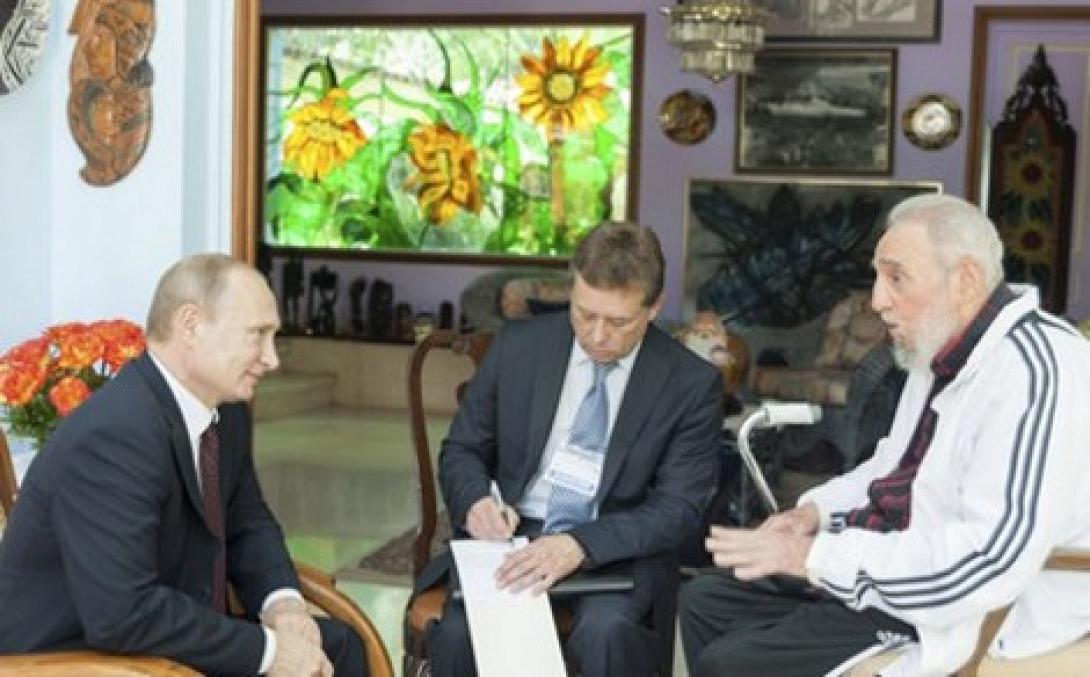 Ιστορική συνάντηση Φιντέλ Κάστρο - Πούτιν στην Κούβα