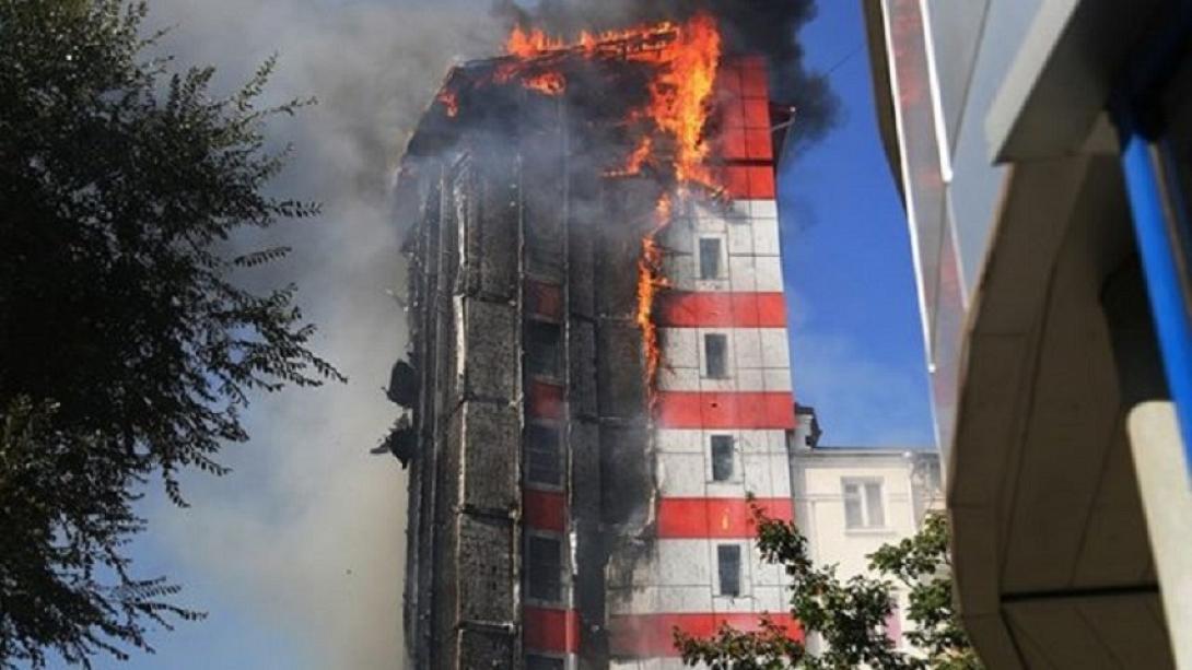 Ρωσία - ξενοδοχείο φωτιά