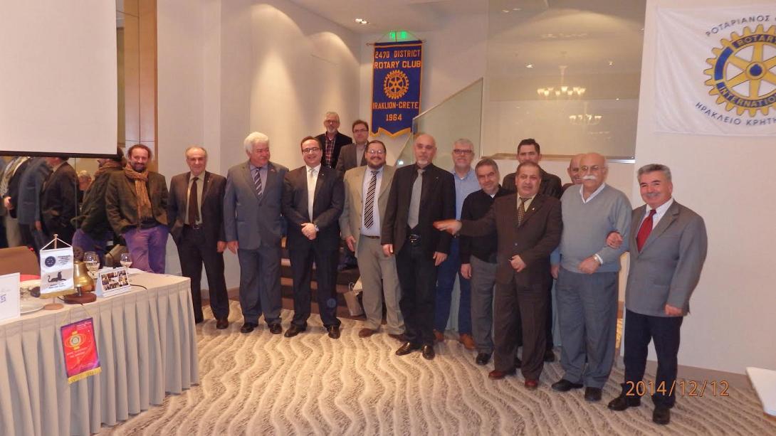 Νέος πρόεδρος στο Ροταριανό Όμιλο Ηρακλείου