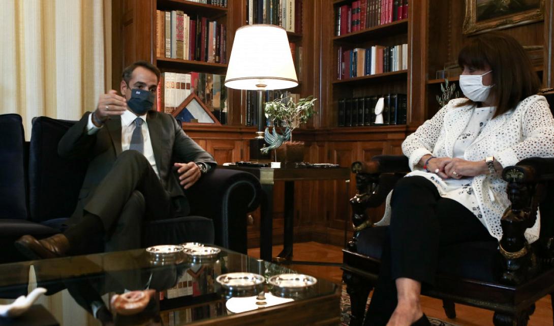 σακελλαροπούλου - μητσοτάκης συνάντηση