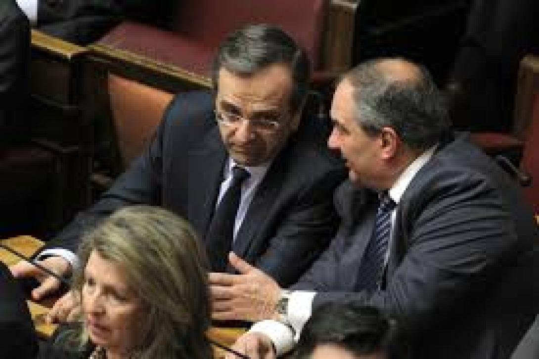 &quot;Τα είπαν&quot; στο τηλέφωνο Σαμαράς - Καραμανλής