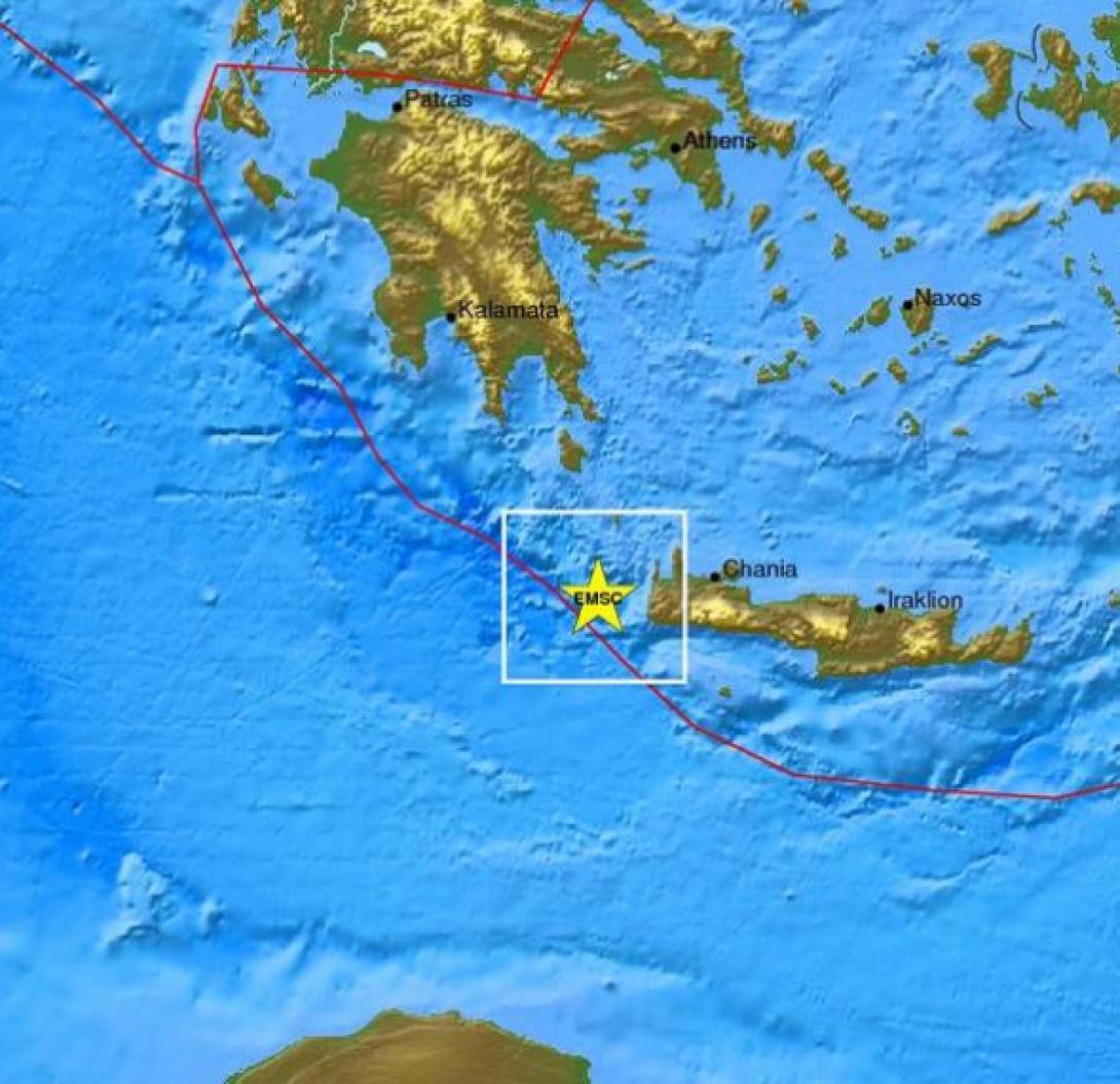 Δύο σεισμικές δονήσεις 4 και 3,7 Ρίχτερ απόψε κοντά στα Χανιά 