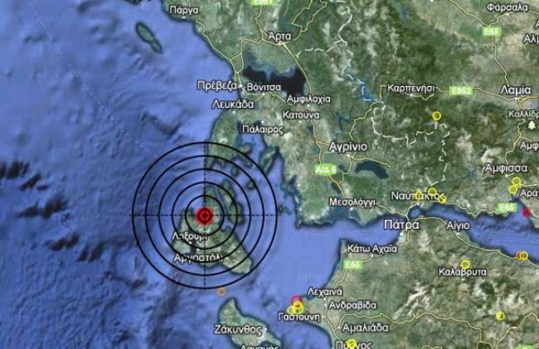 Νύχτα ανησυχίας για τους κατοίκους στην Κεφαλλονιά. Ισχυροί μετασεισμοί 