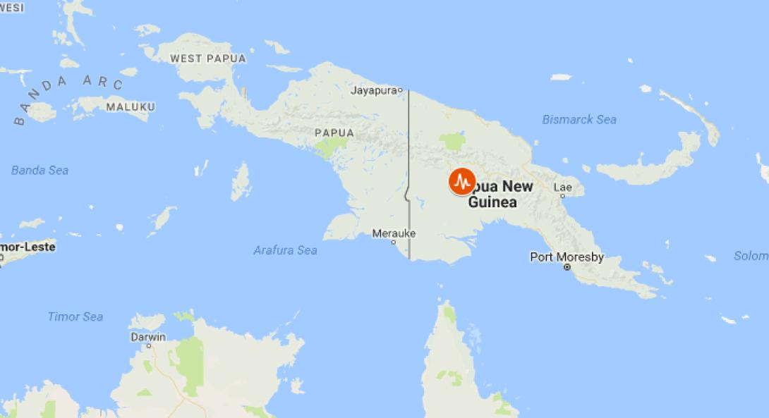 παπούα σεισμός