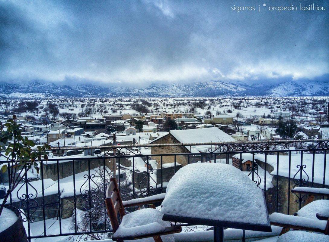 χιόνια οροπέδιο
