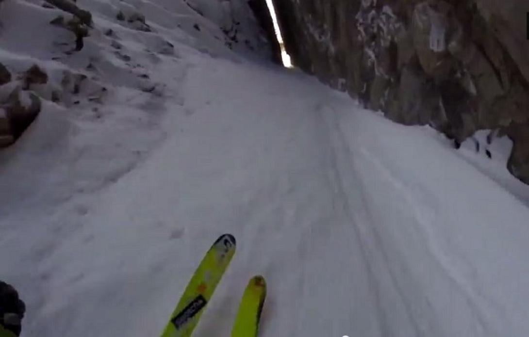 Αυτή η κατάβαση σκι... θα σας κόψει την ανάσα! (βίντεο)