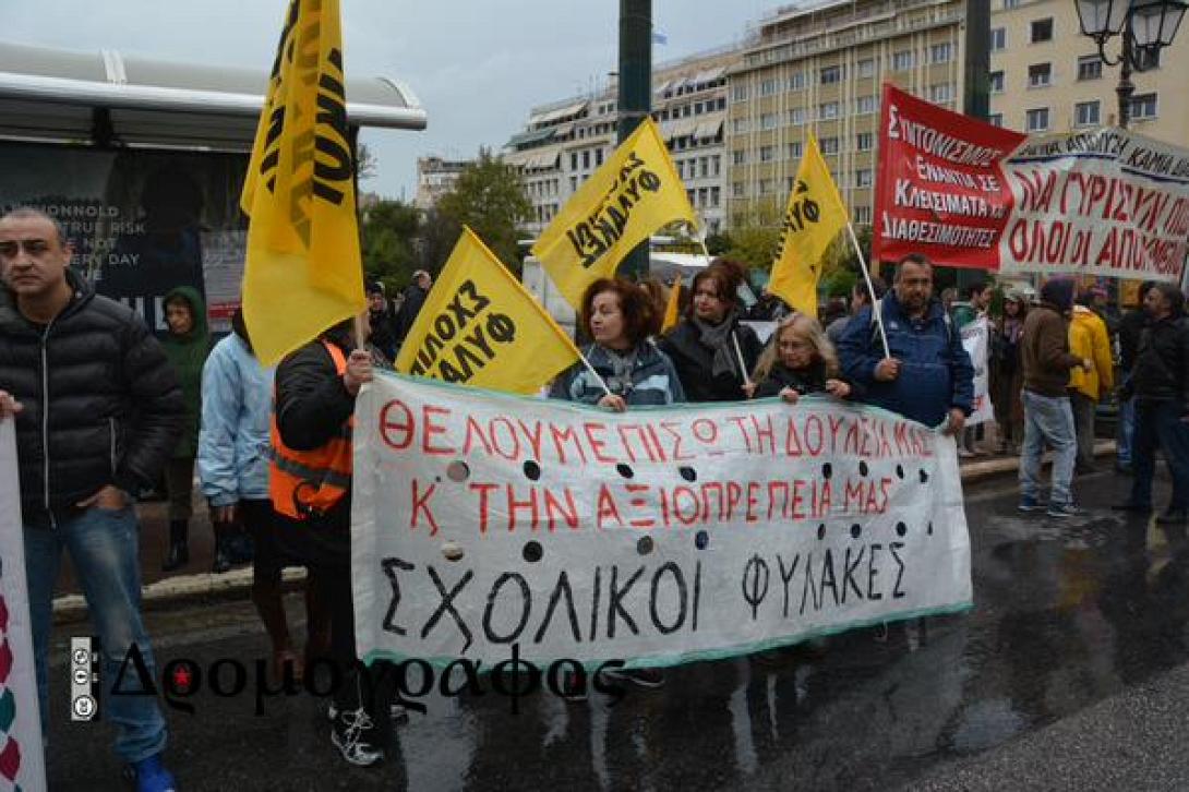 Πλάι στους σχολικούς φύλακες ο Μιχάλης Κριτσωτάκης